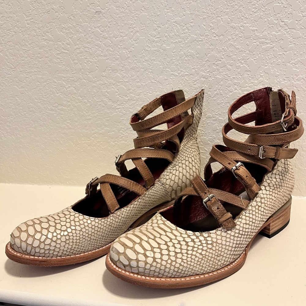 Freebird by Steven Marcel white snakeskin